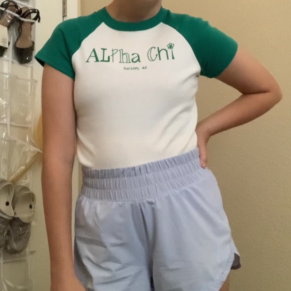Small AZ Alpha Chi Baby Tee